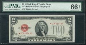 FR 1508* 1928G $2 Legal Tender Notes Front