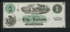 Hudson Wisconsin $1 18 Obsolete Front