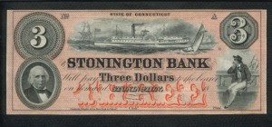Stonington Connecticut $3 18 Obsolete Front