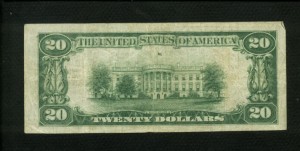 1802-2 Telford, Pennsylvania $20 1929II Nationals Back