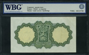 Ireland - Republic $1 Pound 9.17.1970 World Notes Back