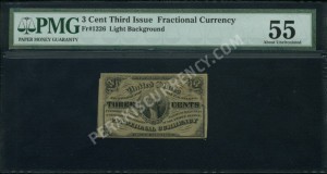 FR 1226 $0.03 3rd Issue fractionals Front