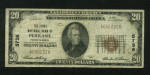 Pennsylvania 1802-1 Perkasie $20 nationals