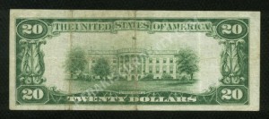 1802-1 Johnstown, Pennsylvania $20 1929 Nationals Back