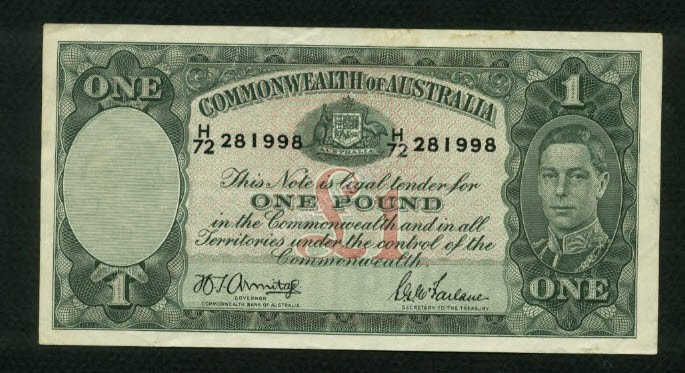 Australia $1  World Notes Front