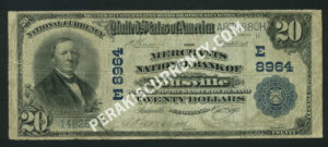 652 Pottsville, Pennsylvania $20 1902 Nationals Front