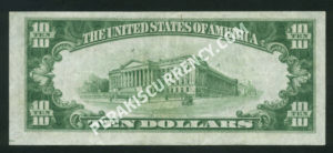 1801-1 Patton, Pennsylvania $10 1929 Nationals Back