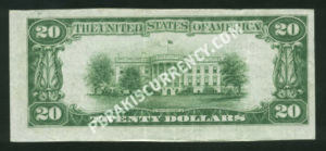 1802-1 Patton, Pennsylvania $20 1929 Nationals Back