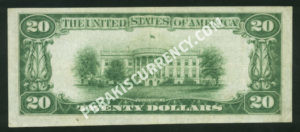 1802-2 Patton, Pennsylvania $20 1929II Nationals Back