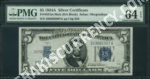 FR 1651m $5 Silver Certificates 