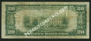 1802-1 Johnstown, Pennsylvania $20 1929 Nationals Back