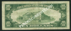 1801-1 Ridley Park, Pennsylvania $10 1929 Nationals Back