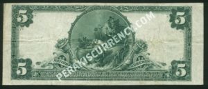 606 Kutztown, Pennsylvania $5 1902 Nationals Back