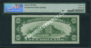 1801-1 Natrona, Pennsylvania $10 1929 Nationals Back