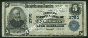 598 Lynchburg, Virginia $5 1902 Nationals Front