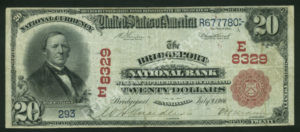 641 Bridgeport, Pennsylvania $20 1902RS Nationals Front