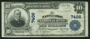 624 Nanticoke, Pennsylvania $10 1902 Nationals Front