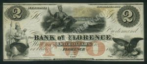 Florence Nebraska $2 18- Obsolete Front