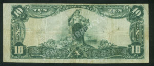 632 Pennsburg, Pennsylvania $10 1902 Nationals Back