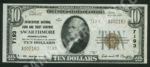 Pennsylvania 1801-2 Swarthmore $10 nationals