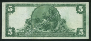 600 Hughesville, Pennsylvania $5 1902 Nationals Back