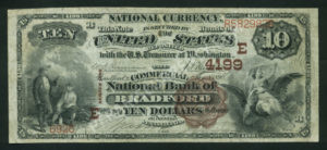 484 Bradford, Pennsylvania $10 1882BB Nationals Front
