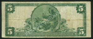 600 Laporte, Pennsylvania $5 1902 Nationals Back