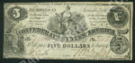 T36 $5 1861 confederates