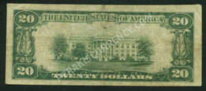 1802-2 Watsontown, Pennsylvania $20 1929II Nationals Back