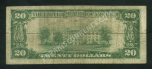 1802-1 Smyrna, Delaware $20 1929 Nationals Back