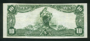 624 Lansdale, Pennsylvania $10 1902 Nationals Back