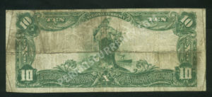 618 New Holland, Pennsylvania $10 1902 Nationals Back