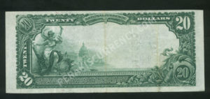 653 North Wales, Pennsylvania $20 1902 Nationals Back