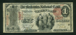384 Trenton, New Jersey $1 1875 Nationals Front