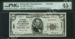 Pennsylvania 1800-1 Pittsburgh $5 nationals