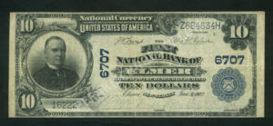 624 Elmer, New Jersey $10 1902 Nationals Front