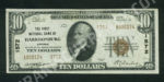 Virginia 1801-2 Harrisonburg $10 nationals