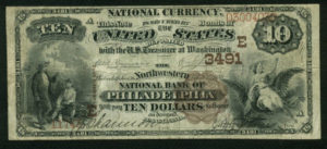 482 Philadelphia , Pennsylvania $10 1882BB Nationals Front