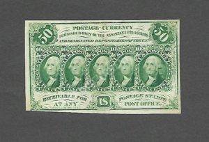 FR 1312 $0.50 1st Issue fractionals Front