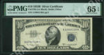 FR 1708 $10 Silver Certificates 