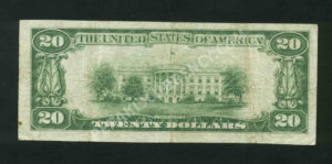 1802-1 Marion Center, Pennsylvania $20 1929 Nationals Back