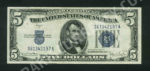 FR 1654-Wi $5 Silver Certificates 