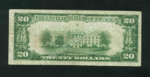 1802-1 Wilmington, Delaware $20 1929 Nationals Back