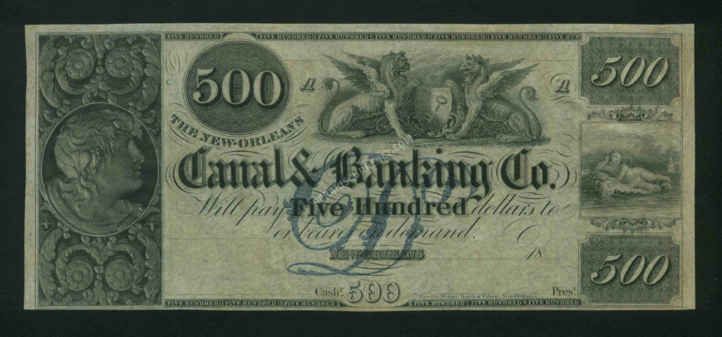 New Orleans Louisiana $500 18 Obsolete Front