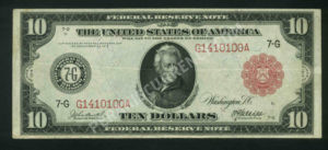 FRN 898A 1914 $10 typenote Front