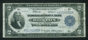 FRBN 749 1918 $2 typenote Front