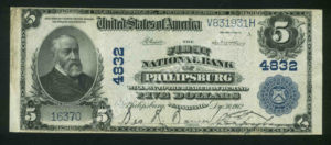 602 Philipsburg, Pennsylvania $5 1902 Nationals Front