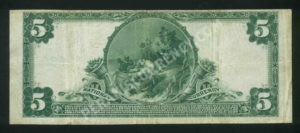 602 Philipsburg, Pennsylvania $5 1902 Nationals Back