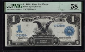 Silver Cert. 226 1899 $1 typenote Front