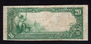 653 Shenandoah, Pennsylvania $20 1902 Nationals Back
